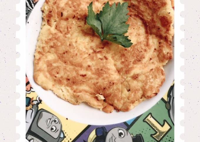 Cara Buat Mpasi 11mo (Omelette Kentang)  Karena anakku lagi susah makan, bosen sama nasi dan yang kuah kuah Irit Untuk Jualan