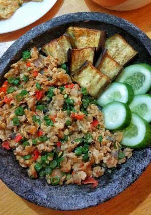 Foto resep Sambal Tempe Kacang Panjang