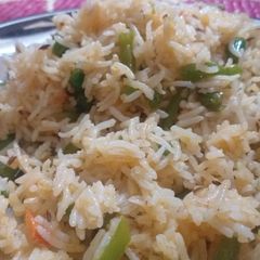 A picture of Shahi pulao.