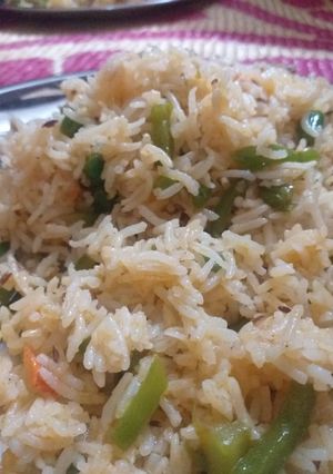A picture of Shahi pulao.