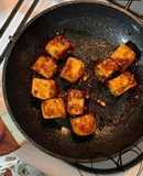 Tofu à asiática na frigideira