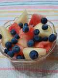 Compotera refrescante (sandía, melón, arándanos)