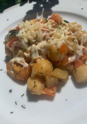 Foto di Gnocchi di patate con verdure e scamorza - Colleghe al forno
