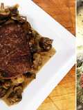 Wagyu Filet Mignon with Fresh Cherry-Shallot Pan Sauce