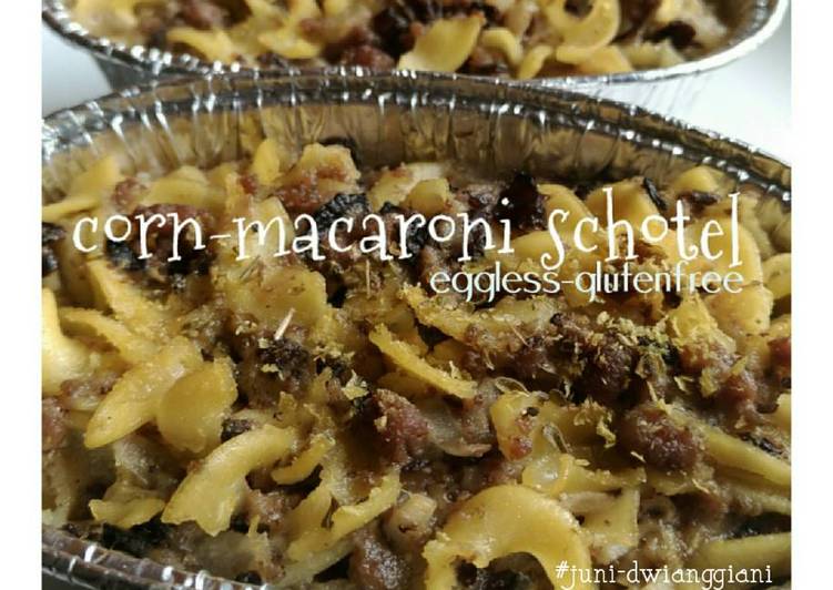 Bagaimana Menyiapkan Corn-spiral macaroni schotel //eggless-glutenfree (#pr_pasta) Anti Gagal