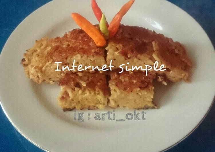 Omelet indomie telur kornet simpel