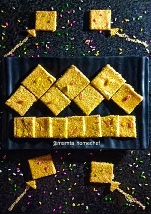 A picture of Sesame Chikki.