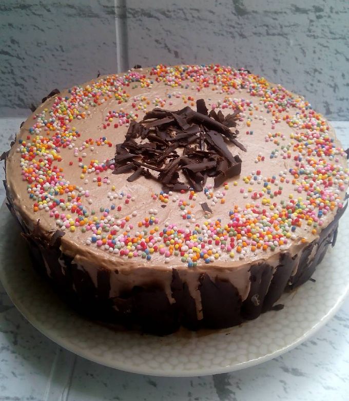 Foto resep Simple Birthday Cake