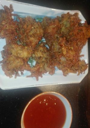 A picture of Crispy Potato Pakora.