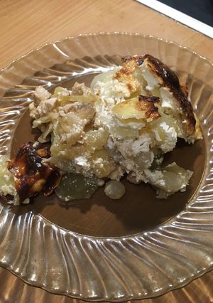 Rakott mézes-mustáros csirke recept fotója