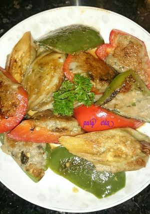 Foto resep Paprika tumis daging Ikan Tenggiri