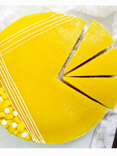 Foto principal de Cheesecake de mango sin horno