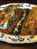 California Farm Cheese Stuffed Poblano Peppers in Red Sauce