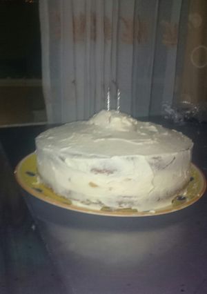 Una foto de Torta de durazno
