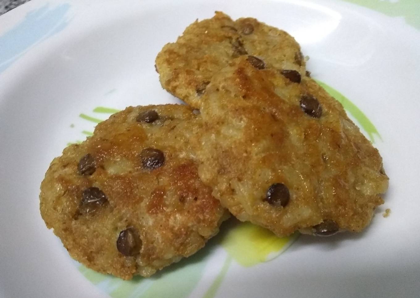 Croquetas de arroz con lentejas