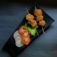 A picture of Chargah Kabab Pakistani style.