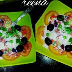 A picture of Curd salad.