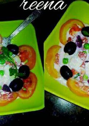 A picture of Curd salad.