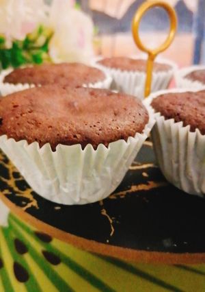 A picture of Chocolate lava cup cakes.