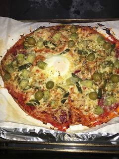 Una foto de Pizza sin gluten