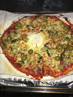 Una foto de Pizza sin gluten