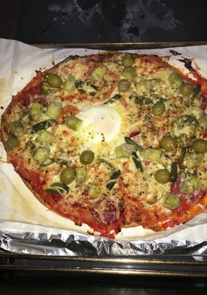 Una foto de Pizza sin gluten