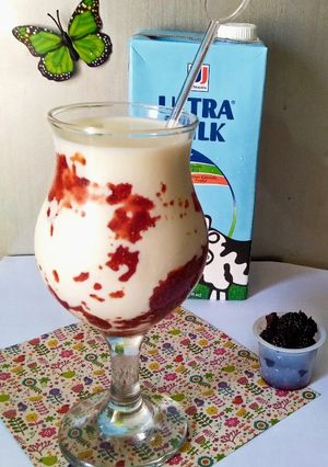 Foto resep Korean strawberry milk🍓