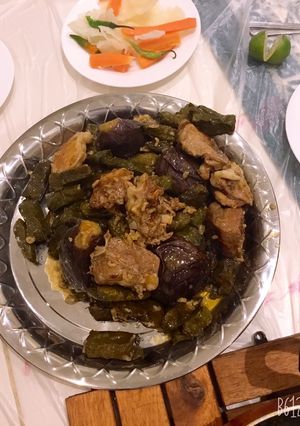 صورة لوصفة محشي ورق العنب باللحمه الضاني