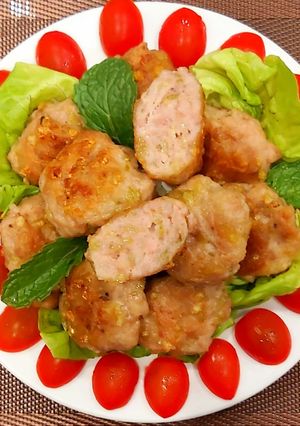 Hình của món Chả cốm.