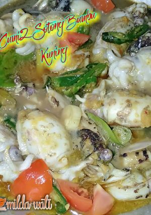 Foto resep Cumi cumi Sotong bumbu kuning