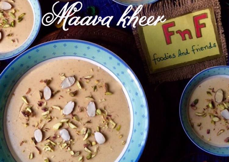 Easiest Way to Make Speedy Maava kheer #Foodies&amp;Friends