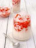 Es Jelly Kelapa Merah Putih Creamy
