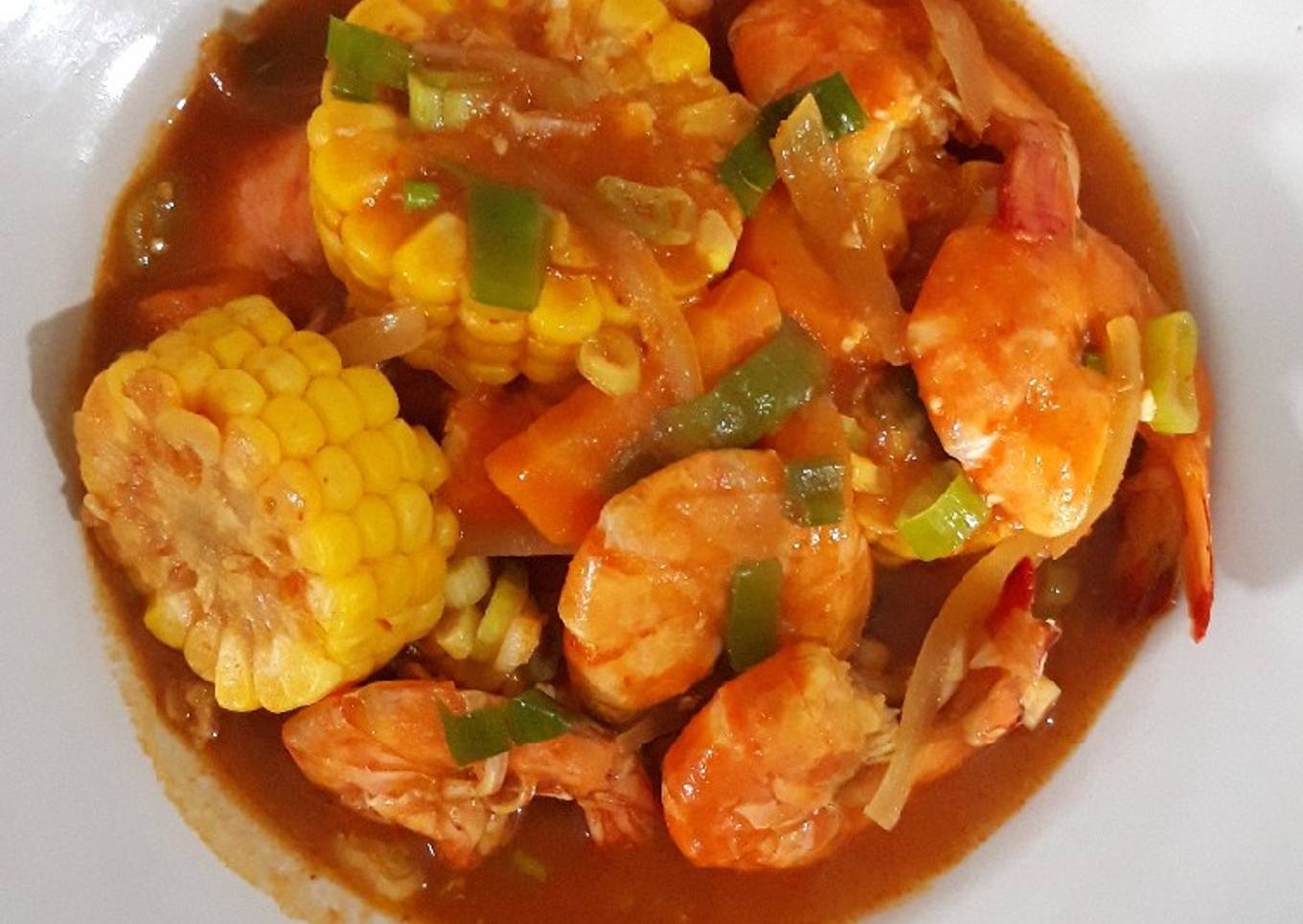 Udang saus padang