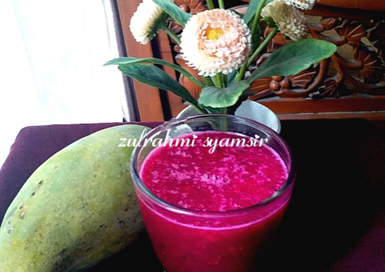 Jus magaš¤(mangga dan buah naga)