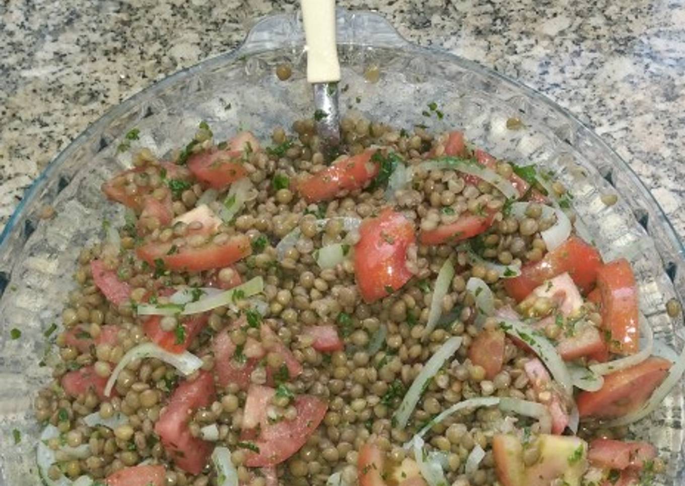 Ensalada de lentejas