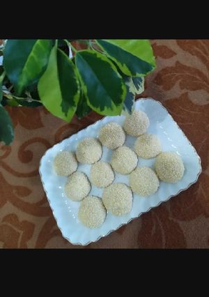 عکسی از دستور کلوچه کنجدی1