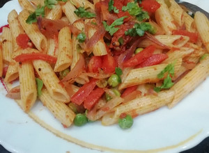 A picture of Chatpata Pasta.