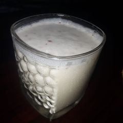A picture of Badaam wala sharbat.