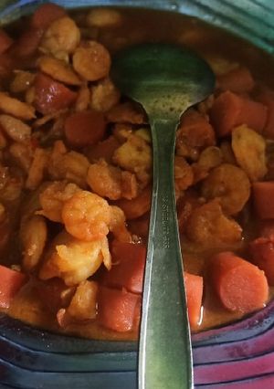 Foto resep Udang, Sosis Saos Inggris
