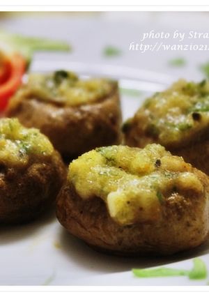 香酥烤蘑菇 的食譜成品照片