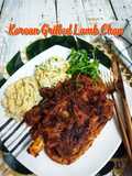 Korean Grilled Lamb Chop