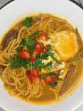 Mee Kari (Guna Lebihan Kuah Kari Ikan Tenggiri)