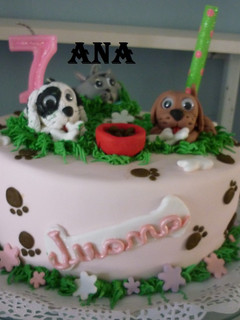 Una foto de Torta de animalitos para cumpleaños de Juana