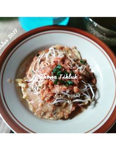 Foto resep Telur Dadar Sayur Sambal Pecel