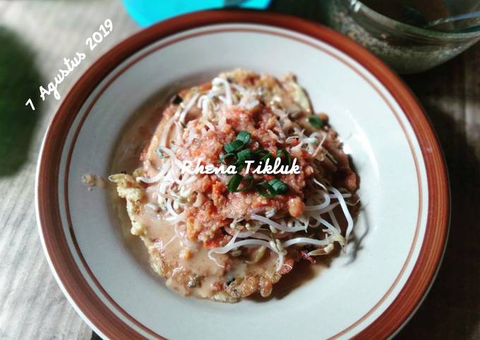 Resep Telur Dadar Sayur Sambal Pecel yang Bisa Manjain Lidah