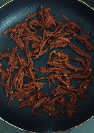 Hình của món Thịt lợn giả bò khô.