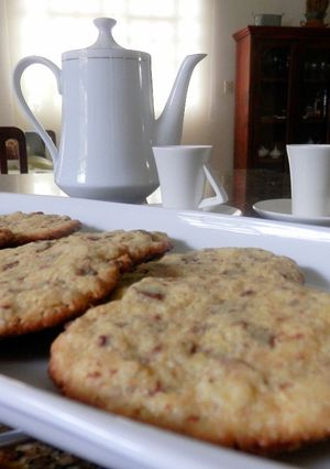 Una foto de Galletas con chispas de chocolate, las favoritas del monstruo come galletas
