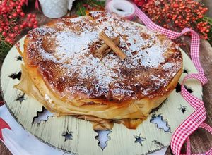 Foto di Torta strudel di mele con pasta fillo