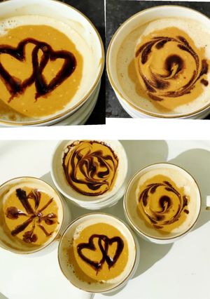 डिजाइनर हॉट कॉफ़ी (designer hot coffee recipe in Hindi) रेसिपी मुख्य फोटो