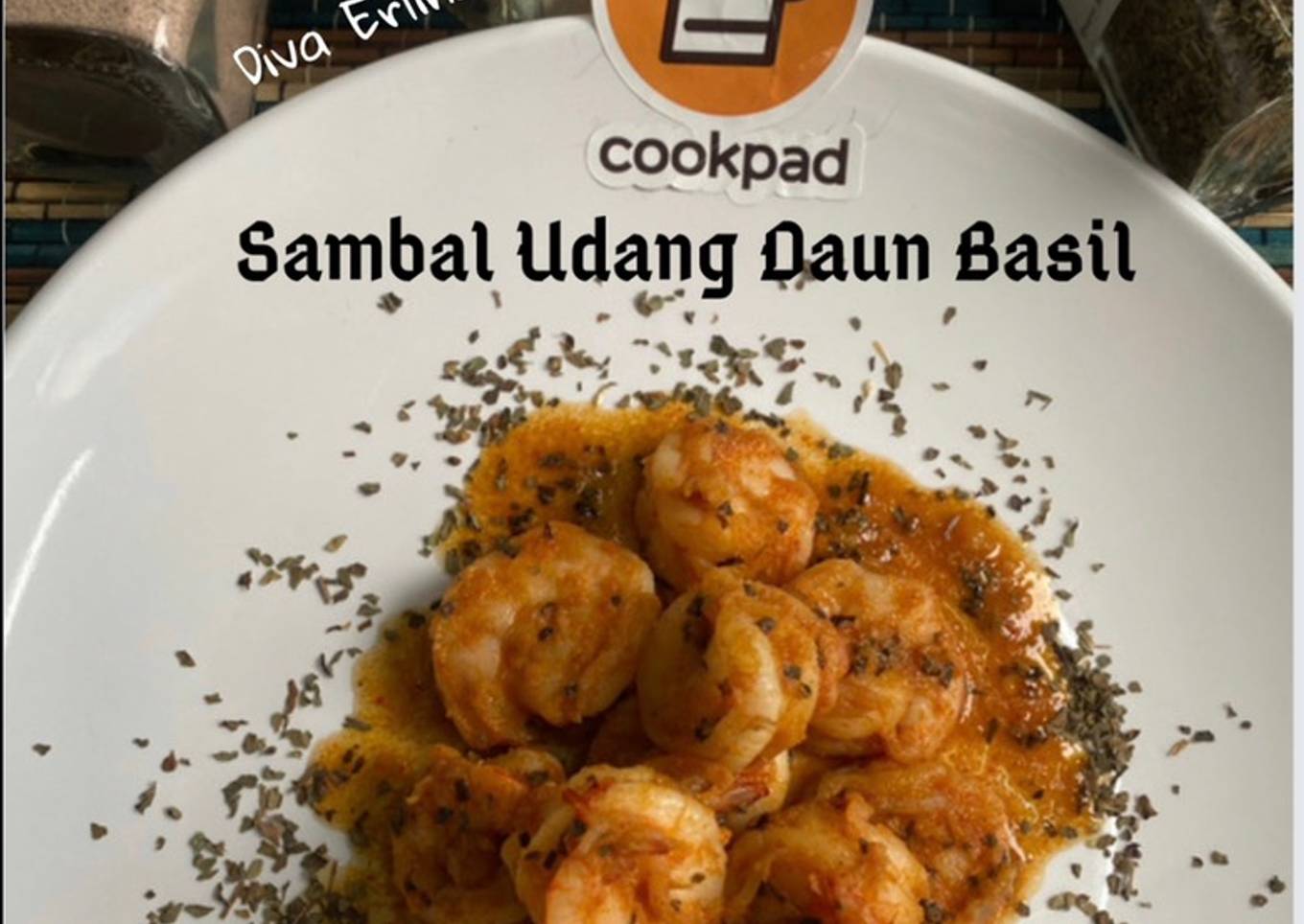Sambal Udang Daun Basil